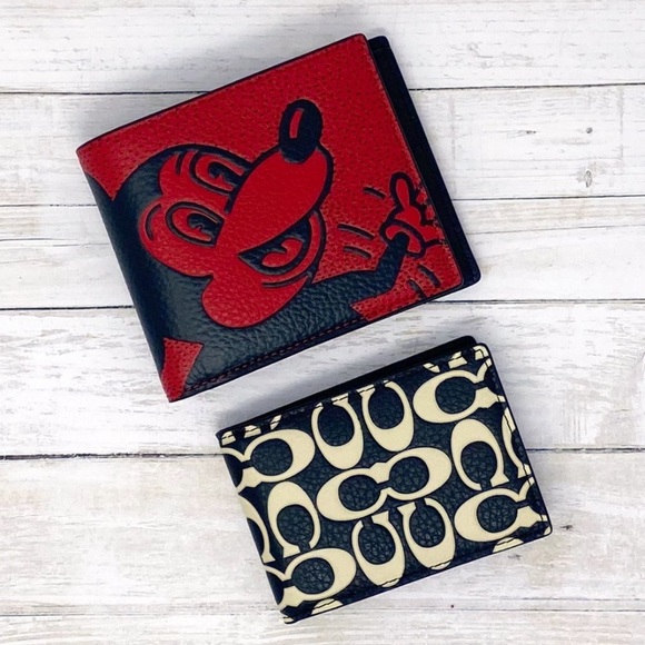 Coach Limited edition Disney Mickey Mouse Keith Haring 3 in 1 wallet - Picture 2 of 10